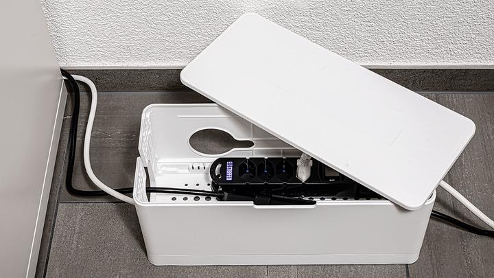 Produktbild Steffen Kabelbox 14x15x34cm weiss