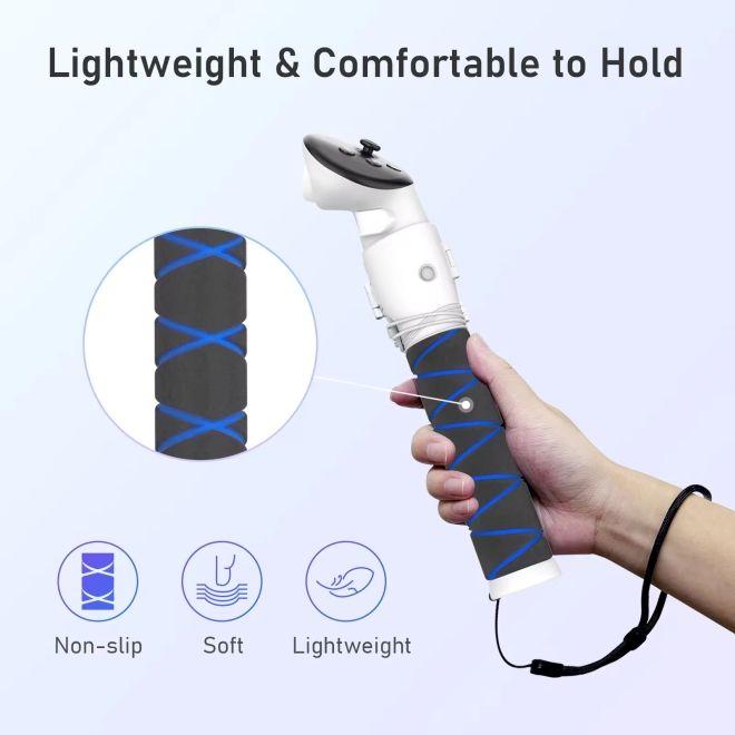 Immagine prodotto AMVR Meta Quest 3 / 3S Controller Silikon Grip Griffverlängerung