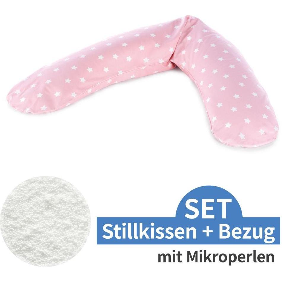 Thumbnail - Theraline, Stillkissen, Stillkissen "Das Komfort" mit Microperlenfüllung inkl. Bezug 180 cm (34 cm)