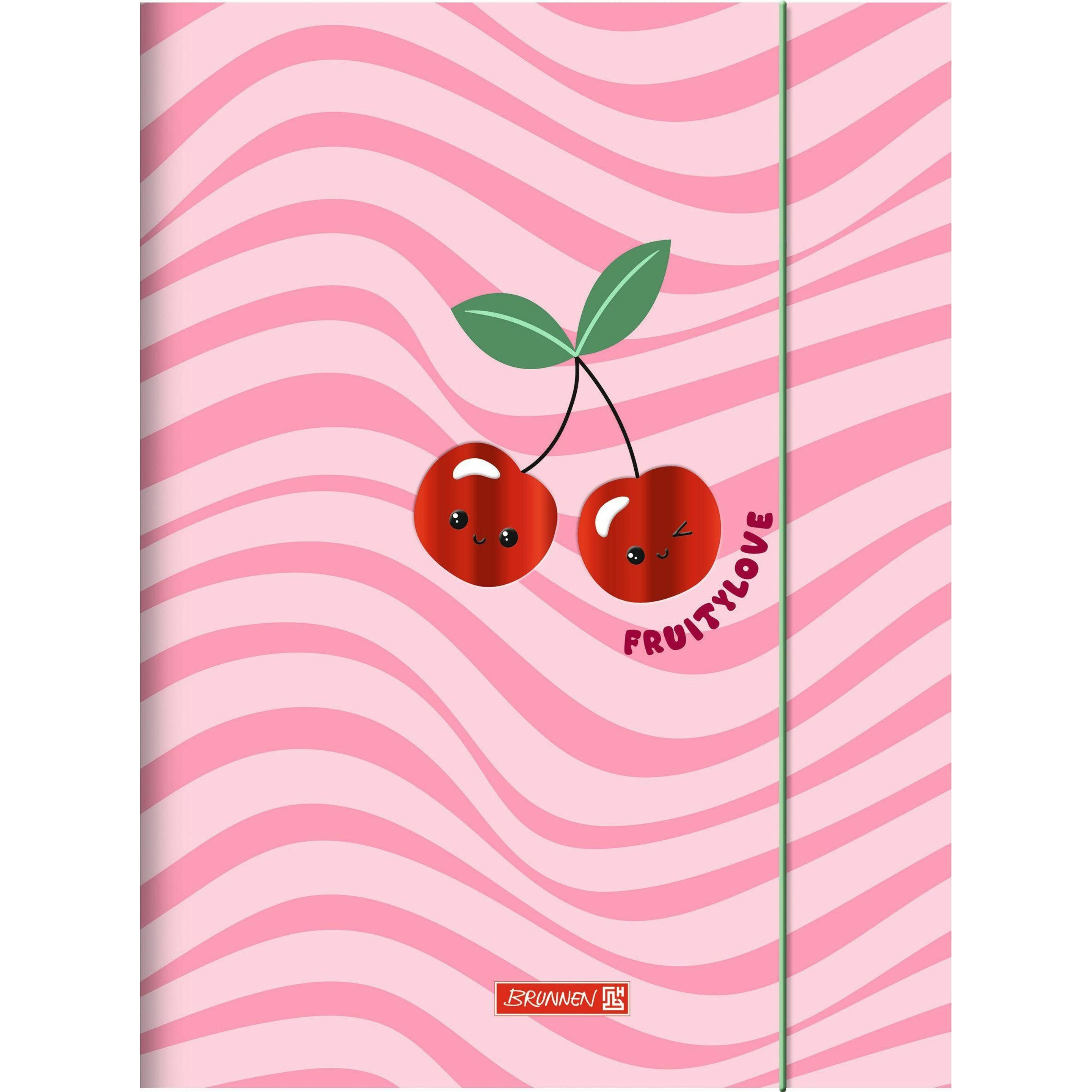 Baier & Schneider, Busta portadocumenti, Sammelmappe A3 Karton Fruity Love (A3, 10x)