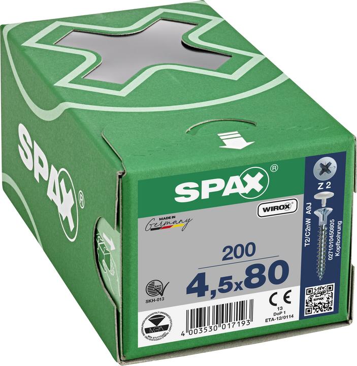 Image du produit Spax Vis pour panneaux agglomérés (200 Vis par pièce)