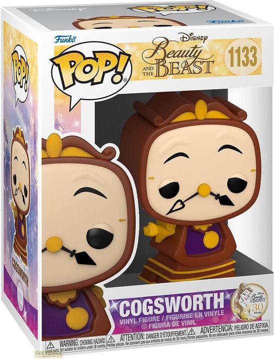 Actual product image Funko POP! - Die Schöne und das Biest: Cogsworth