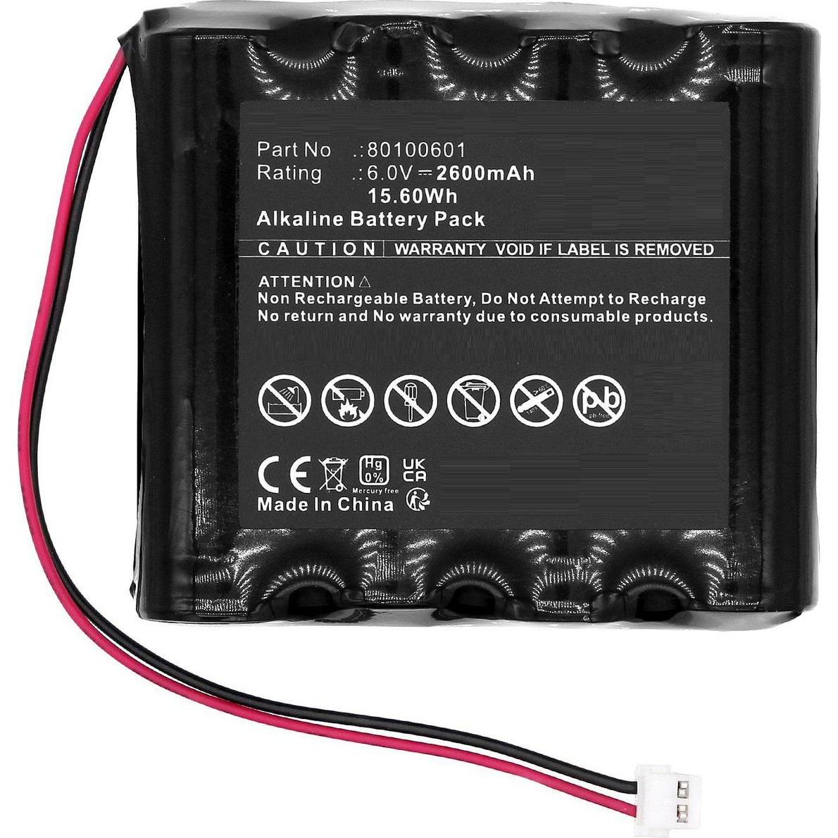 CoreParts Battery 6.0V 2600mAh 15.60Wh (2600 mAh), Notebook Akku