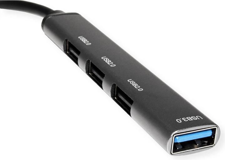 Produktbild Secomp STANDARD USB 2.0 Hub, USB-A Anschluss (USB-A, 4 Ports)