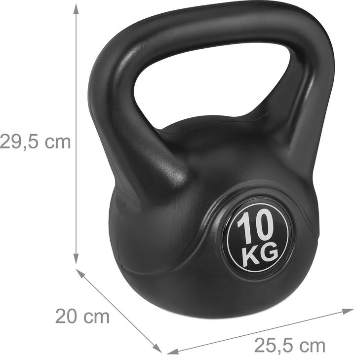 Image du produit Relaxdays Kettlebell (1 x 10 kg)