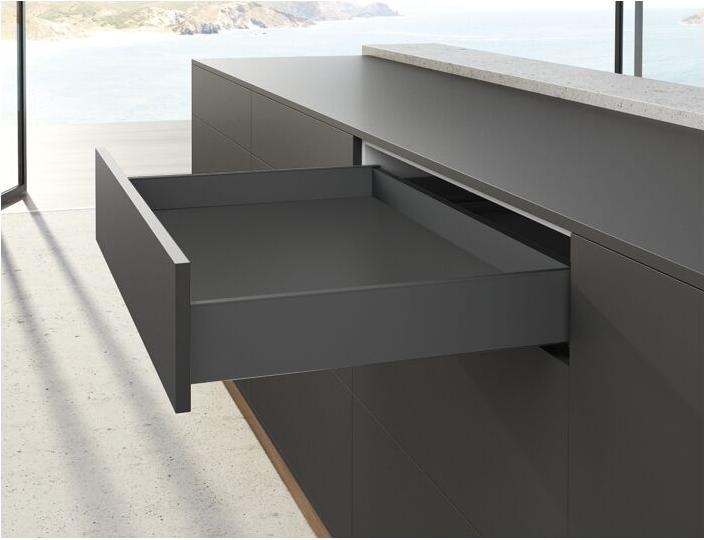 Actual product image Hettich Frame set AvanTech YOU height 101 mm, anthracite