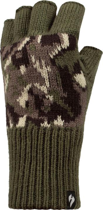 Actual product image Heat Holders Winter Warme 3.2 TOG Fleece Fingerlose Handschuhe Gestrickt Outdoor (One size)