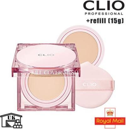 Actual product image Clio Kill Cover Mesh Glow Cushion Set with SPF50 15g 3 Color (100 pcs., AG8, 2800 mAh)
