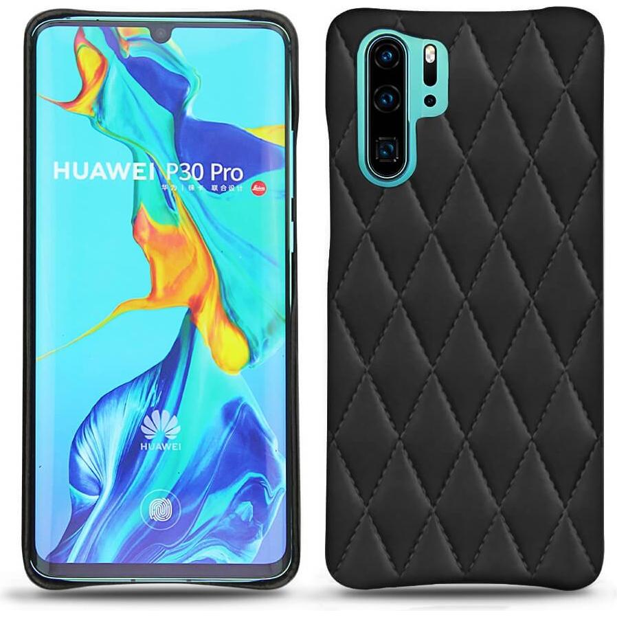 Noreve Lederschutzhülle (Huawei P30 Pro), Smartphone Hülle, Schwarz