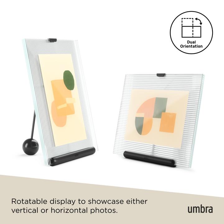 Actual product image Umbra Flute Bilderrahmen aus Glas (20 x 25 cm, 10 x 15 cm, 13 x 18 cm)
