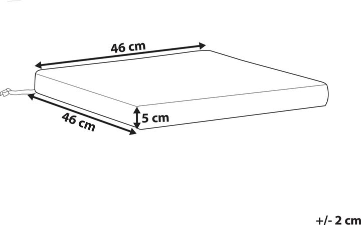 Immagine prodotto Beliani Sassari (46 x 46 x 5 cm)