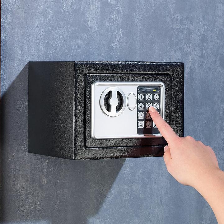 Produktbild Xcase Stahlsafe mit digitalem Code-Schloss und 2 Tresor-Schlüsseln (5 l)
