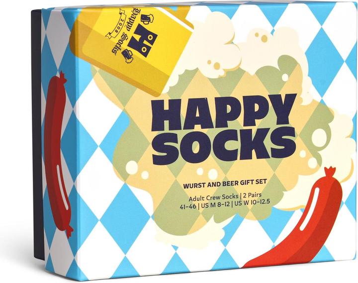 Produktbild Happy Socks 2-Pack Wurst And Beer Socks Gift Set (2er Pack, 36 - 40)
