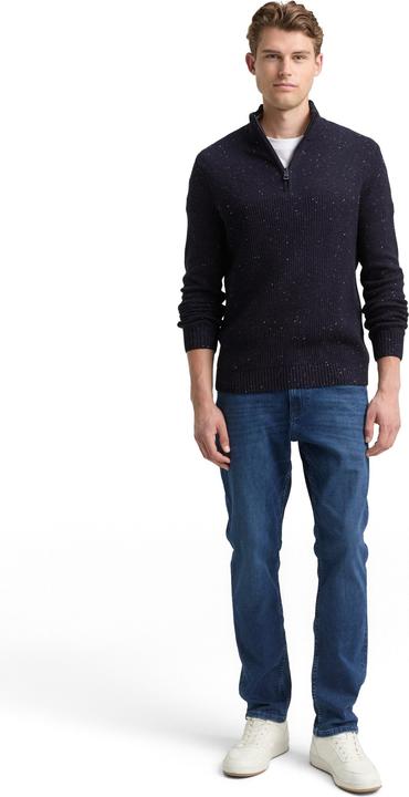 Produktbild Tom Tailor Structured Mix Knit Troyer (L, M, S)