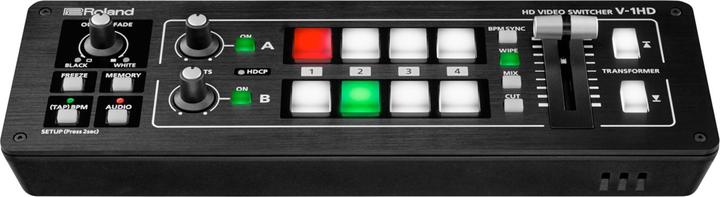Actual product image Roland V-1HD+ 4 CH. HD VIDEO SWITCHER, 720P/1080I/1080P FORMATS, W. SCALER & 2 MIC PRE-AMPS