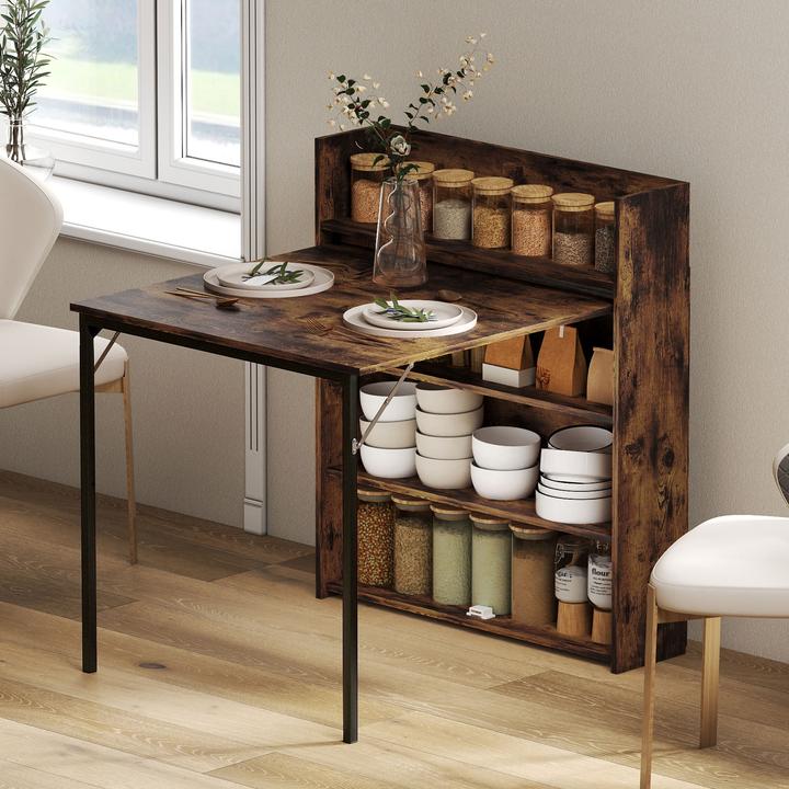 Actual product image Homcom Dining table (80 x 90 x 93)