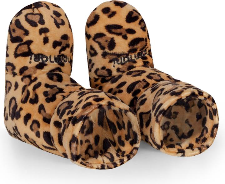 Actual product image Normani Grain slippers for the microwave Leopard (37)