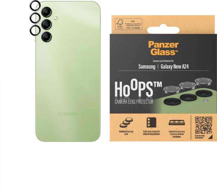 Actual product image PanzerGlass Hoops Camera Lens Protector (1 Piece, Samsung Galaxy A25)