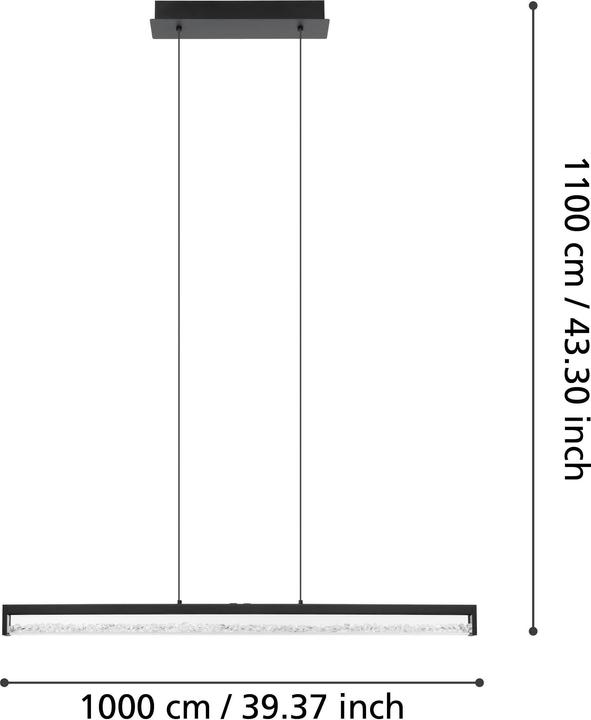 Actual product image EGLO HANGING LIGHT LED 6X6W TUNABLE (CARDITO SW 24A406) (3420 lm)