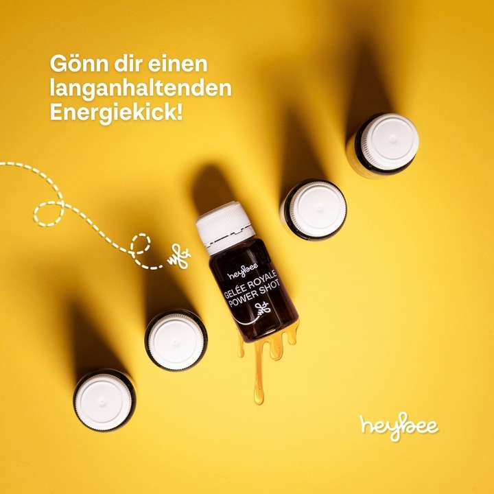 Produktbild Heybee Gelee Royale Power Shot (10 Stück, Ampulle, 224 g)
