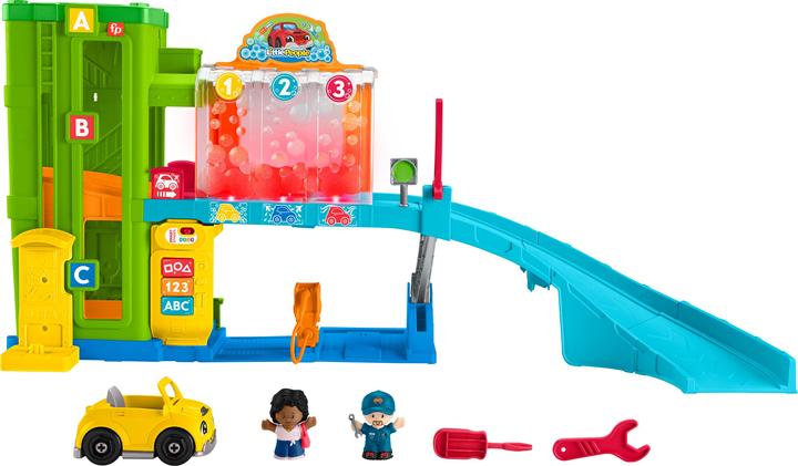 Produktbild Mattel Fisher-Price - Little People Car Center (Nordics) (HRC60)