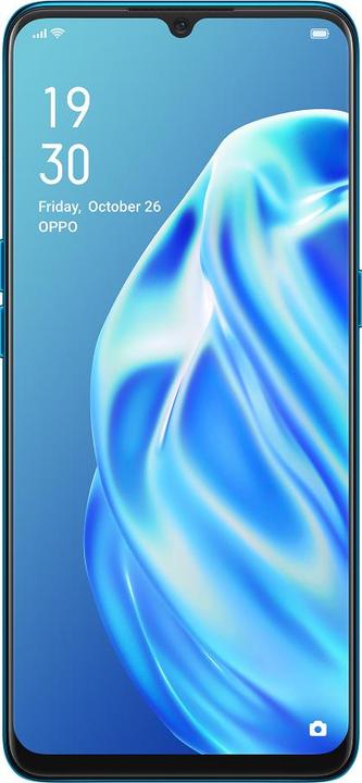 Actual product image OPPO A91 (128 GB, Blazing blue, 6.40", Dual SIM + SD, 4G)