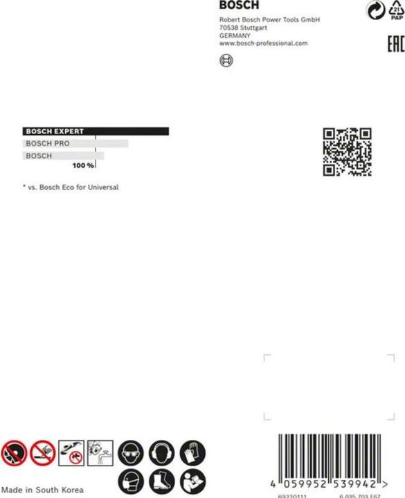 Actual product image Bosch Professional Zubehör Expert MultiMaterial diamond cutting discs, 115 x 22.23 x 2.2 x 12 mm