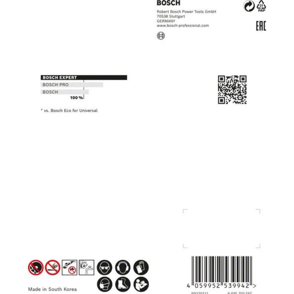 Thumbnail - Bosch Professional Zubehör, Sägeblatt, EXPERT MultiMaterial Diamanttrennscheiben, 115 x 22,23 x 2,2 x 12 mm