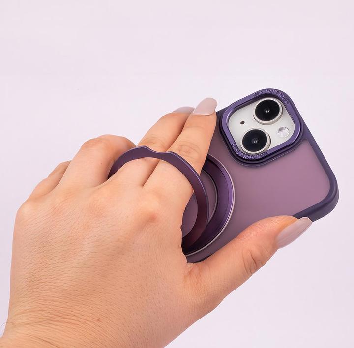 Actual product image OEM Mag Ring Rotating case for iPhone 11 purple (Apple iPhone 11)