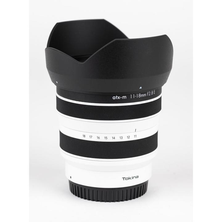 Actual product image Tokina 11-18mm 1:2.8 ATX-M Sony E-Mount f. APS-C limited ed. white (novelty) (Sony E, APS-C / DX)