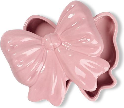 Actual product image Bitten Bow Trinket Box Pink (6 cm, 1x)