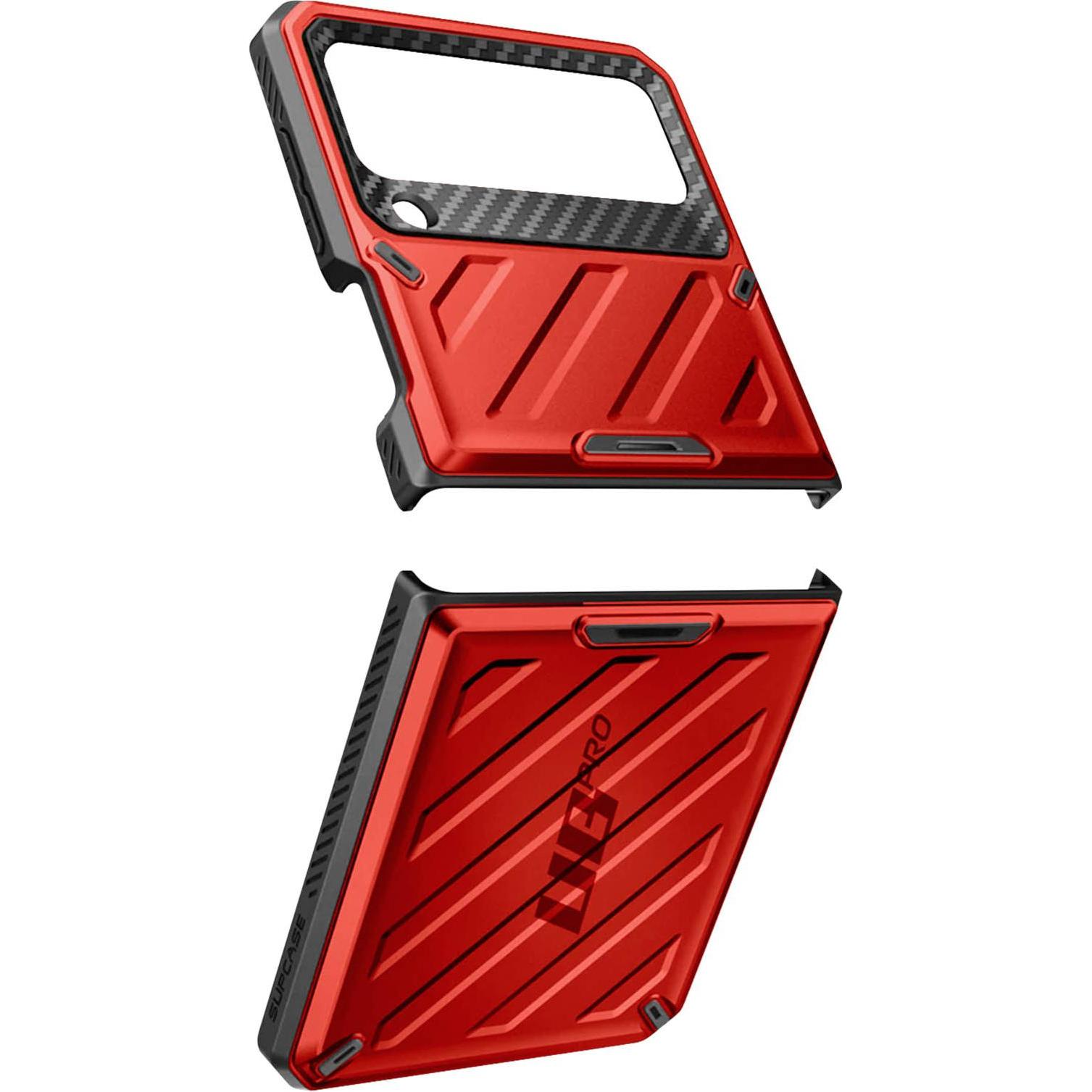 Supcase Unicorn Beetle Pro Series (Samsung Galaxy Z Flip4), Smartphone Hülle, Rot