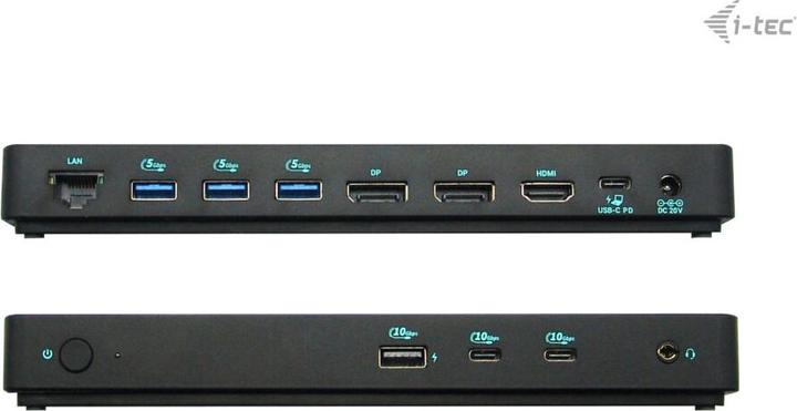 Image du produit i-tec USB-C Triple 4k Display Docking (USB-C, 6 Ports)