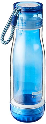 Produktbild ZOKU Trinkflasche Glass Core 475ml Blue (0.48 l)