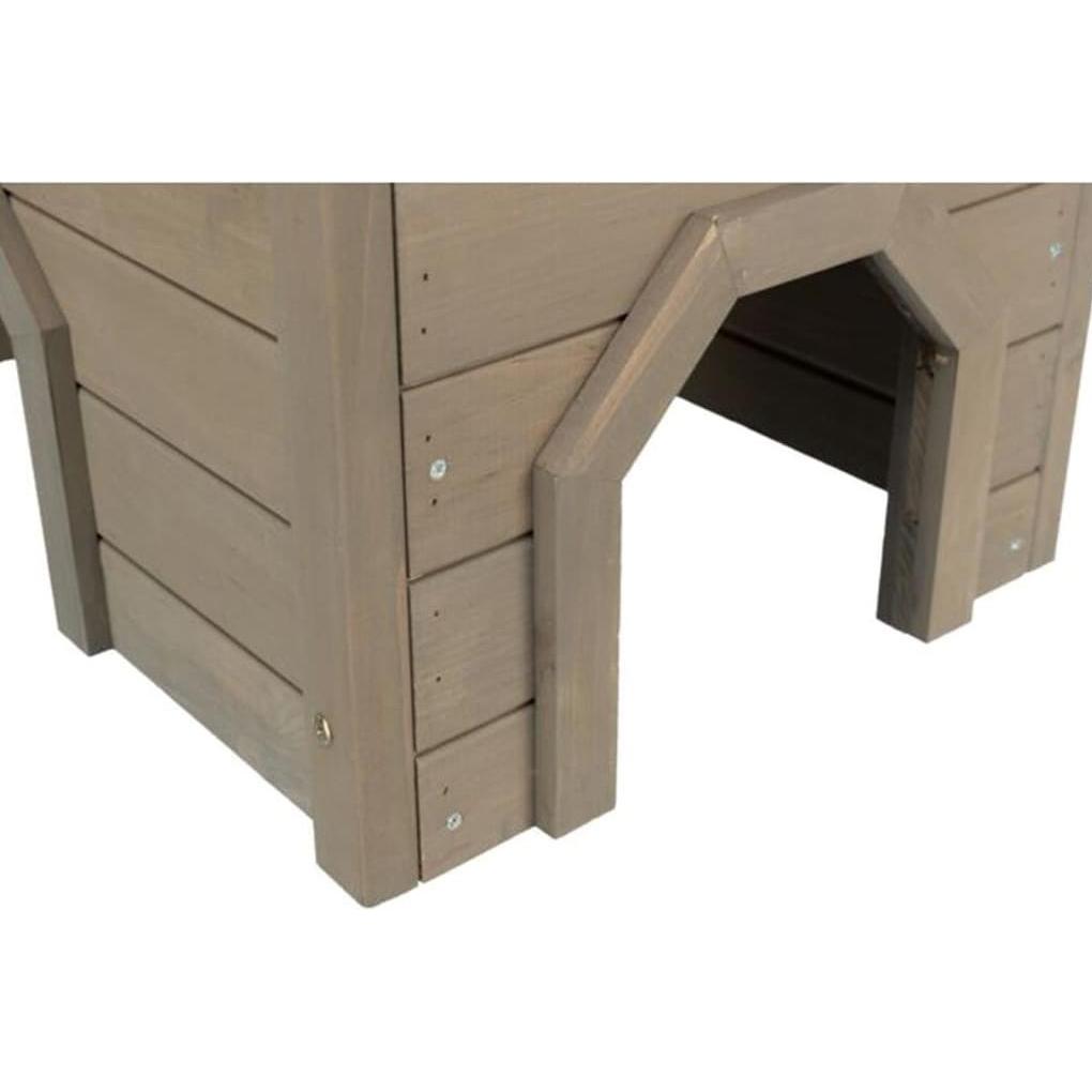Comparer les prix de TRIXIE Maison extérieure pour petits animaux 50x30x37 cm Gris-Vert
