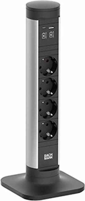 Actual product image Bachmann 709.001 CYCLE Pole S 4xCEE7/3 (4x, CEE 7/3, 2.50 m)