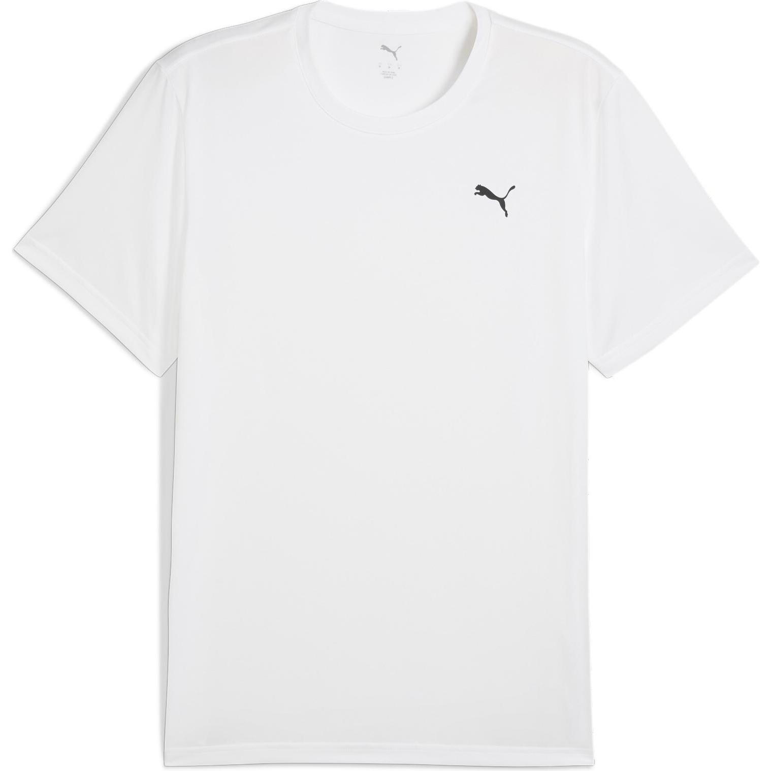 Puma, Herren, Sportshirt, M TAD ESSENTIALS SOLID CAT TEE (LC small cat) (4XL), Weiss, 4XL