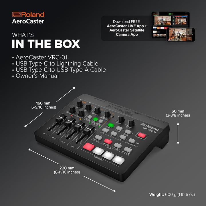 Immagine prodotto Roland VRC-01 AeroCaster