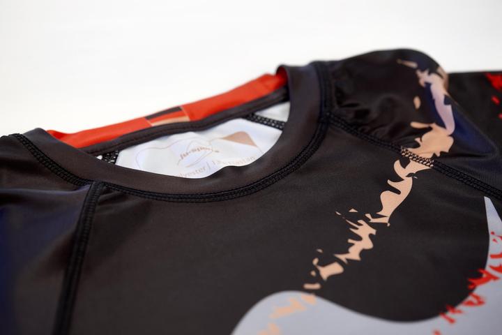 Actual product image Ju-Sports Rashguard Pro C18 Germany short sleeve black (S)