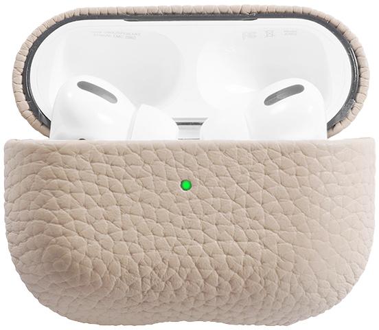 Actual product image PhoneLook Coque Étui de luxe absorbant les chocs en cuir véritable clair (Headphone bag)