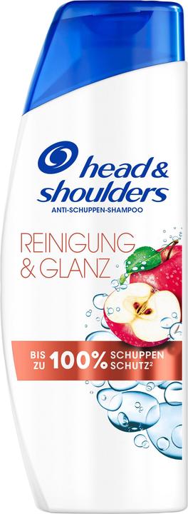 Actual product image Head & Shoulders Anti-Schuppen Shampoo Reinigung & Glanz Shampoo (300 ml, Liquid shampoo)