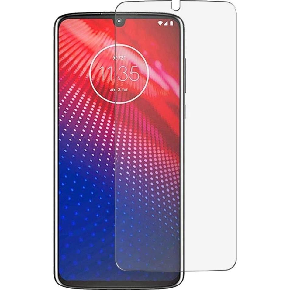 Screenguard Motorola Moto Z4 Panzerglas Schutzfolie Case Friendly Design (1 Stück, Motorola Moto Z4), Smartphone Schutzf...