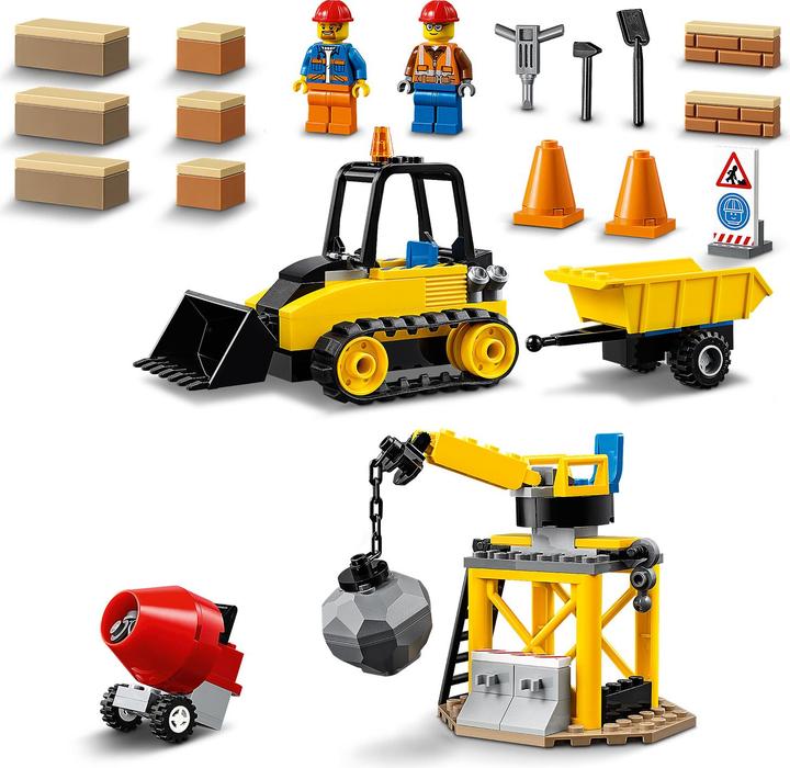 Produktbild LEGO Bagger auf der Baustelle (60252, LEGO City)