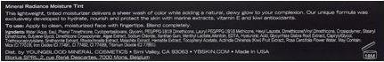 Produktbild Youngblood Mineral Cosmetics Mineral Radiance Moisture Tint Illuminating Golden Sun 30ml 1 fl. oz. (30 ml)