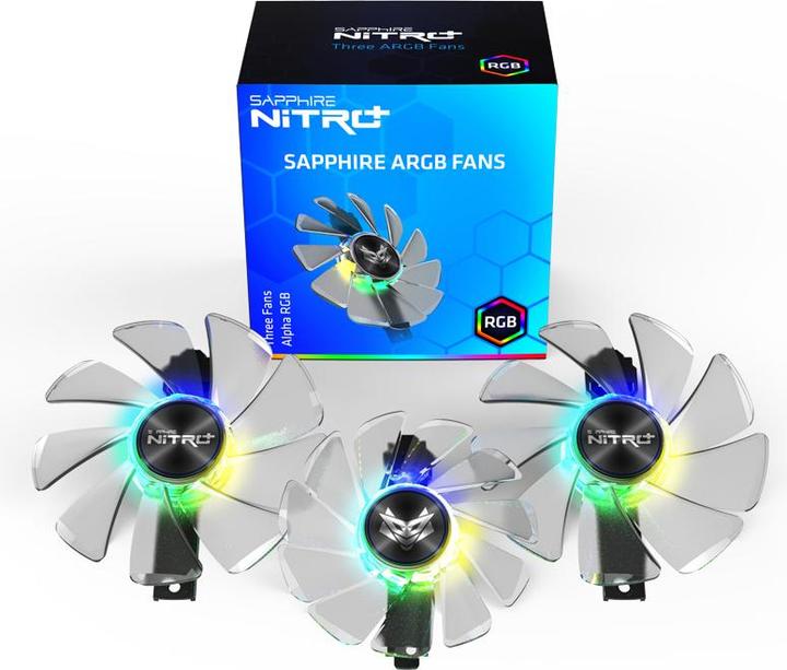 Sapphire ARGB fan for Nitro+ (95 mm, 1 x)