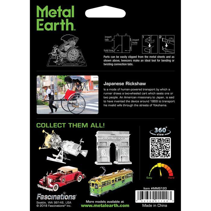 Produktbild Fascinations Metal Earth - Japanese Rickshaw MMS120