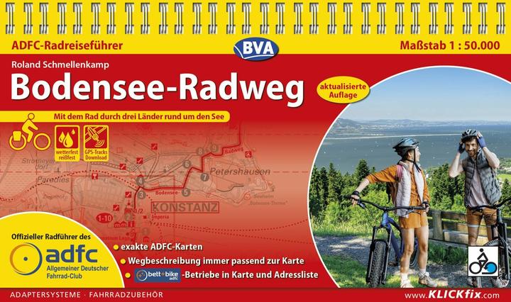 Image du produit Guide ADFC de la piste cyclable du lac de Constance