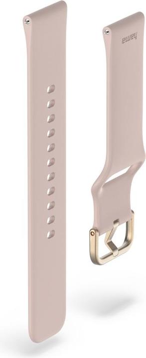 Produktbild Hama Armband zum Wechseln für Smartwatch 6010, Silikon, Rosé (Edelstahl, Silikon)