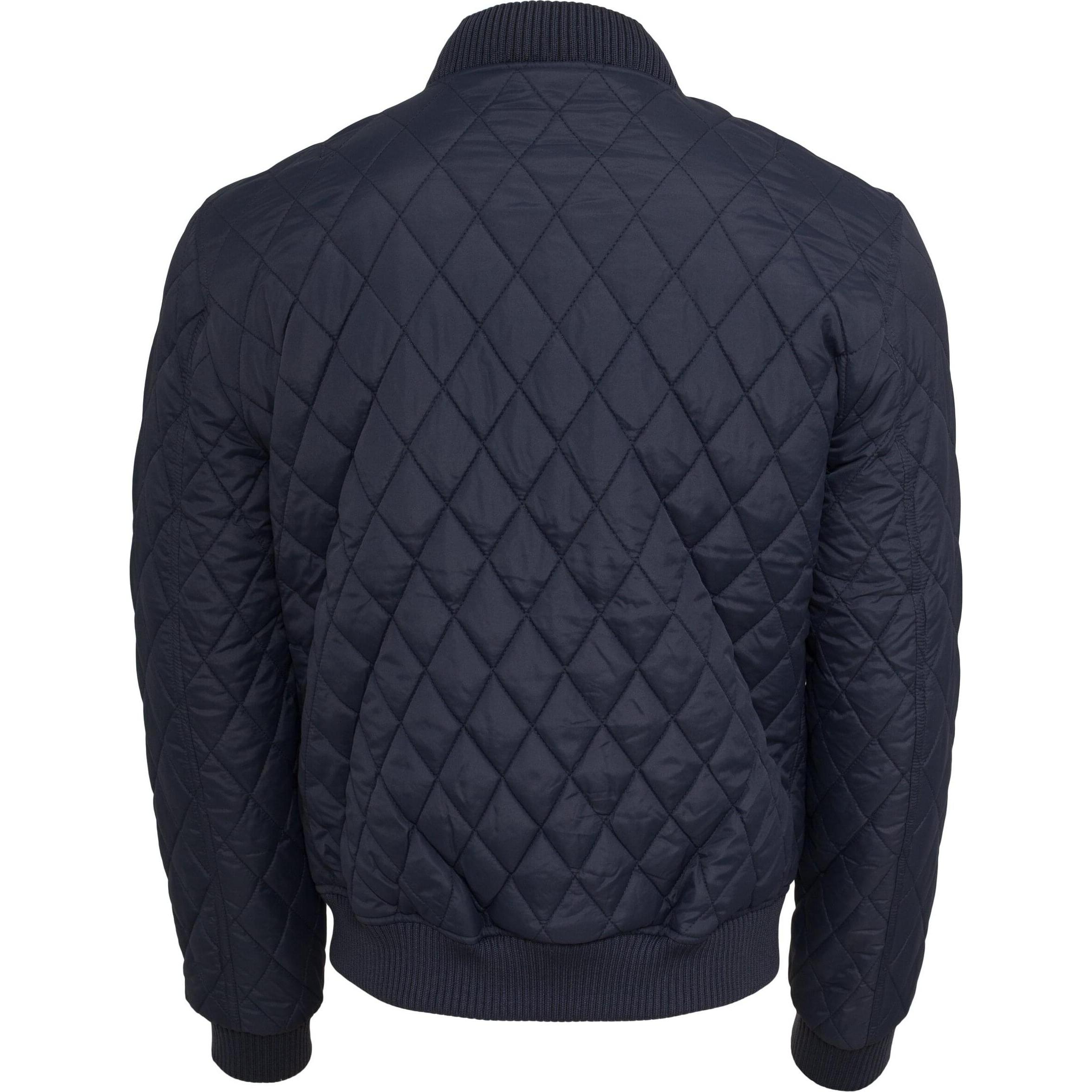 Thumbnail - Urban Classics, Herren, Jacke, Diamond Quilt Nylon Jacket (L), Blau, L