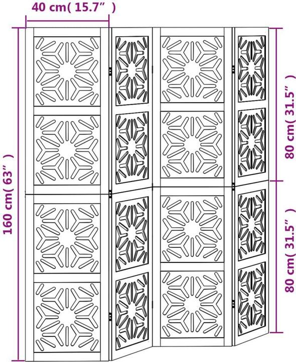 Immagine prodotto vidaXL Paravent